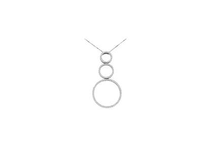 Rhodium Plated | Journey pendants